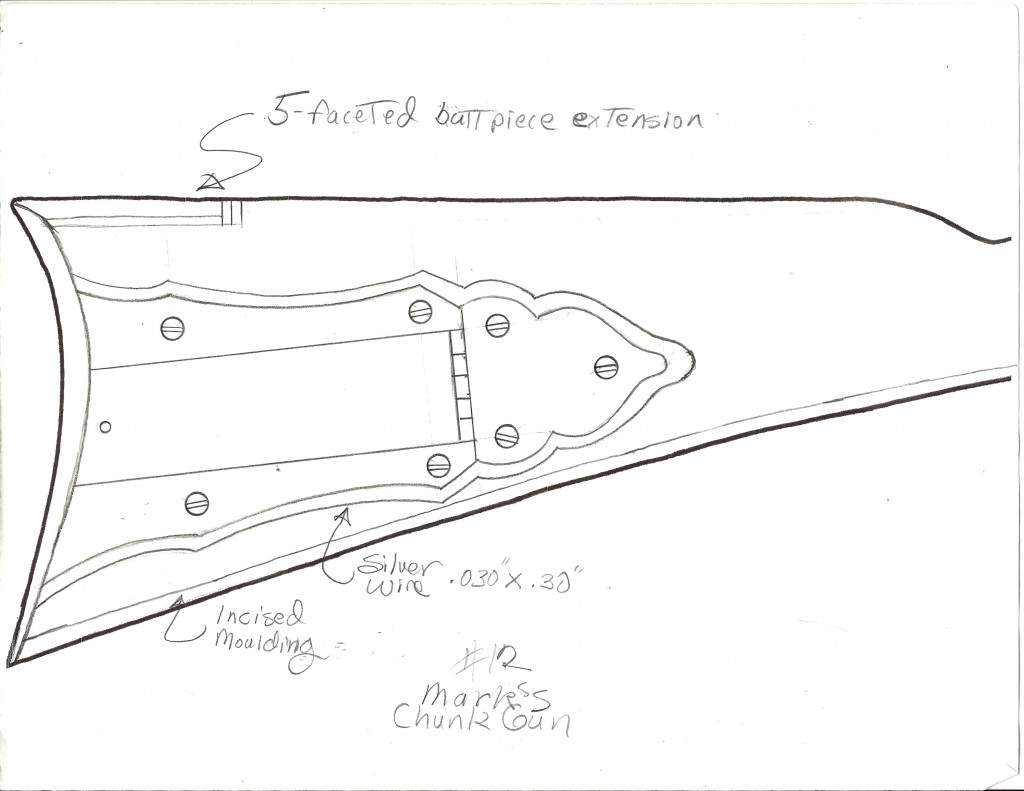 patchbox_side_sketch Preliminary sketch of iron mounted patchbox and wire inlay.